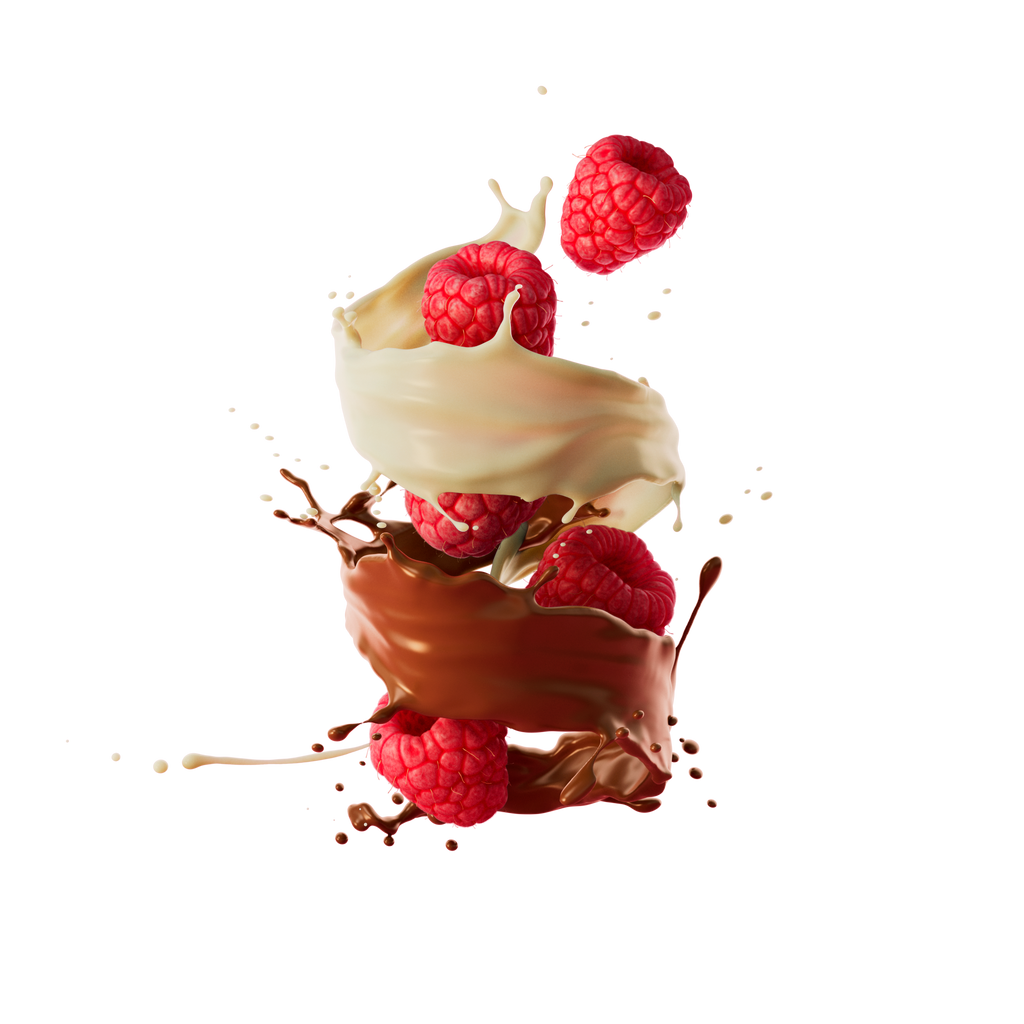 Caja x 3 - Bombones Frambuesa Chocolate de Leche & Blanco